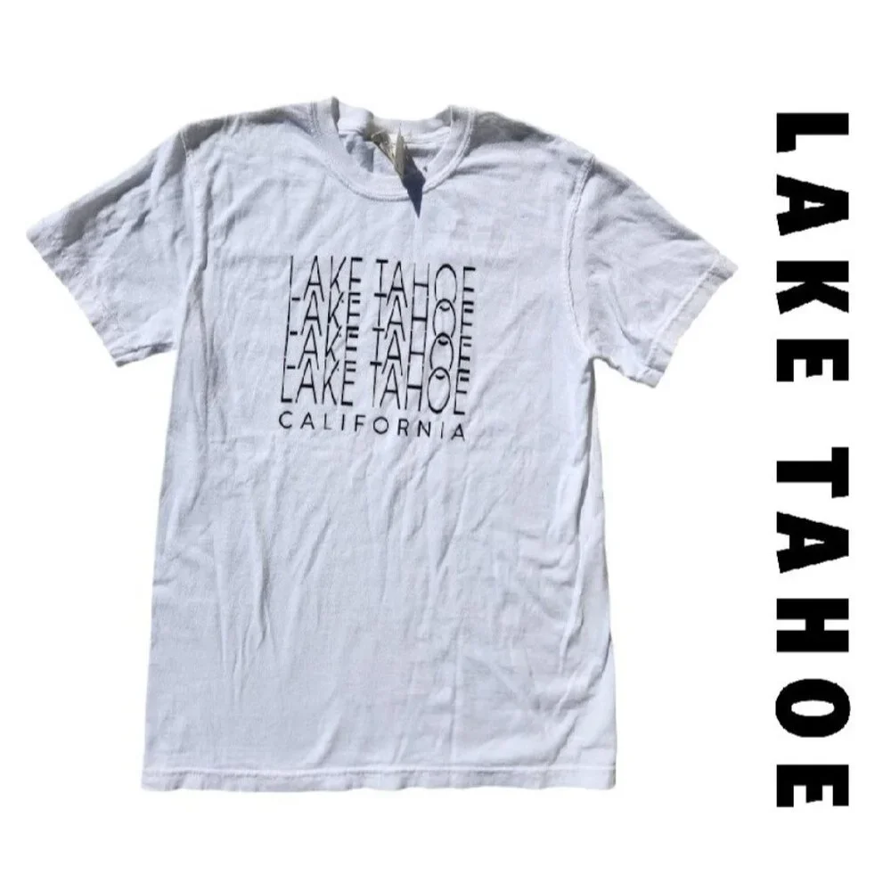 Lake Tahoe Souvenir Shirt T-Shirt Women's Size Small Sierra Nevada California US